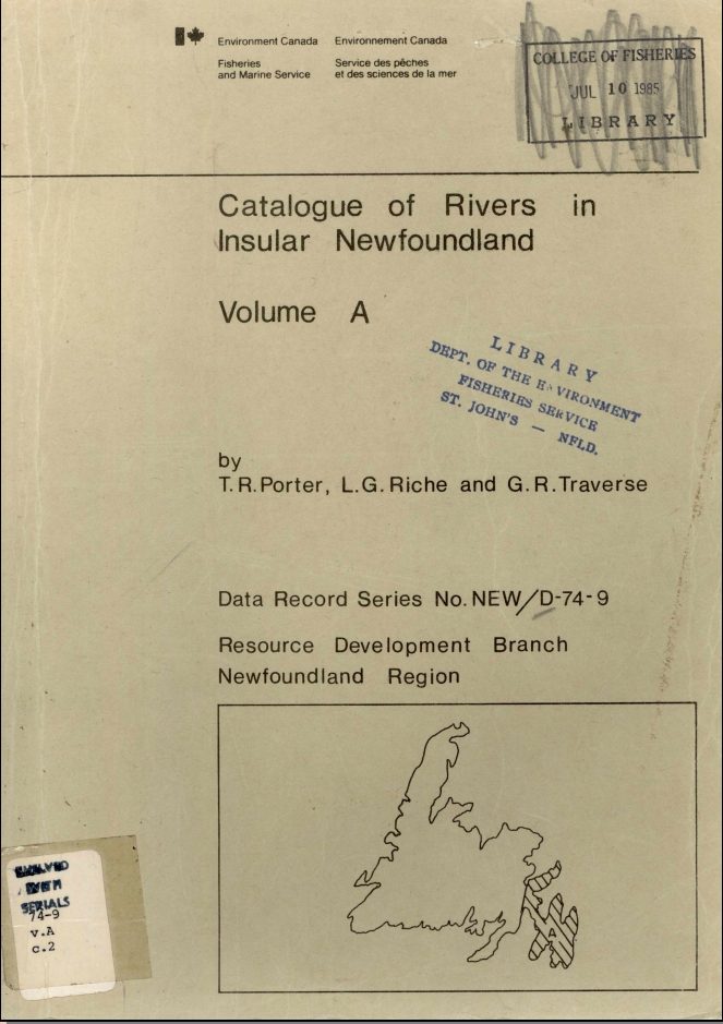 All the rivers on the island